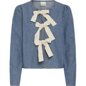 Ichi - Ihosana Ls 20124643 - Blouse - Medium Blue