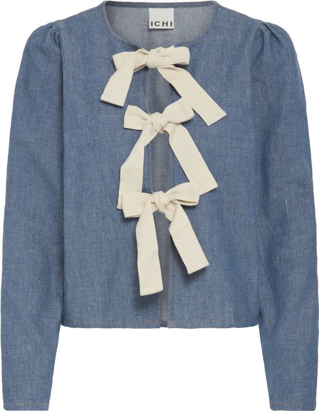 Ichi - Ihosana Ls 20124643 - Blouse - Medium Blue