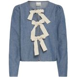 Ichi - Ihosana Ls 20124643 - Blouse - Medium Blue