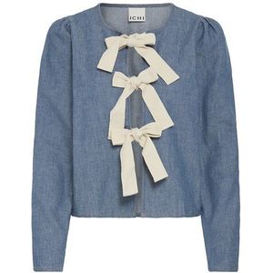 Ichi - Ihosana Ls 20124643 - Blouse - Medium Blue