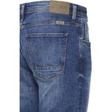 Jeans - Denim Middle Blue - Regular Fit - Ritssluiting - Steekzakken