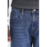 Jeans - Denim Middle Blue - Regular Fit - Ritssluiting - Steekzakken