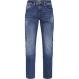 Jeans - Denim Middle Blue - Regular Fit - Ritssluiting - Steekzakken