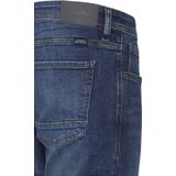 Jeans - Denim Dark Blue - Regular Fit - Ritssluiting - Steekzakken