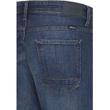 Jeans - Denim Dark Blue - Regular Fit - Ritssluiting - Steekzakken