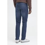 Jeans - Denim Dark Blue - Regular Fit - Ritssluiting - Steekzakken