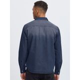 Blend - BHDARGO - Overhemd - Denim Unwashed Blue - Lange Mouwen - Regular Fit - 100% Katoen