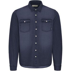 Blend - BHDARGO - Overhemd - Denim Unwashed Blue - Lange Mouwen - Regular Fit