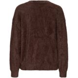 ICHI - IHBRULA - Gebreid Vest - Donkerbruin