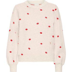 Ichi - Brielle - Trui - Beige - Dames