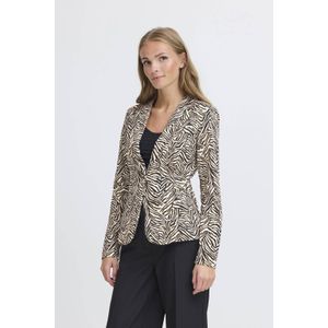 ICHI - IHKATE - Blazer - Wit - Zebraprint