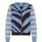 Ichi - Vest Livoni - Dames - Multi - Casual met Grafisch en Streeppatroon