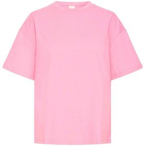 ICHI - T-shirt - Roze - Regular Fit - Korte Mouwen - 100% Katoen
