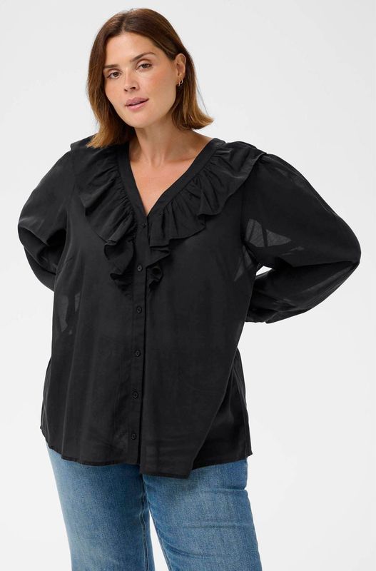 Kaffe Curve - Blouse - Zwart