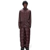 RAINS - JACKET - Waterdichte Unisex Jas - Kastanje Kleur - Polyester Materiaal