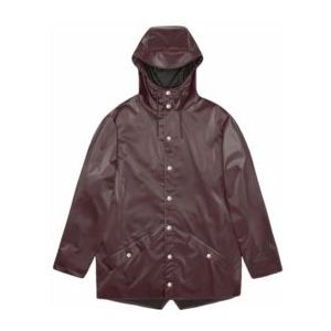 RAINS - JACKET - Waterdichte Unisex Jas - Kastanje Kleur - Polyester Materiaal