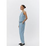 Sofie Schnoor - Denim Vest - Blauw - Katoen - Gouden Knopen