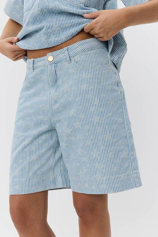 Sofie Schnoor - Cleo - Damesshort - Lichtblauw - Ruime Snit