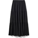 Sofie Schnoor - Alvildasw S252305 - Midi-Rok - Zwart - Polyester