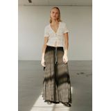 Sofie Schnoor - Alvildasw S252305 - Midi-Rok - Zwart - Polyester