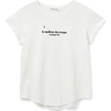 Sofie Schnoor - Zoeysw T-Shirt - Sneeuwwit - Dames - Katoen - Grafische Print