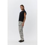 Sofie Schnoor - Mouwloze Top - Ronde Hals - Knoopdetails - Zwart - Katoen