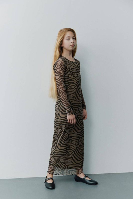 Sofie Schnoor - A-lijn Jurk - Maxi Lengte - Lange Mouwen