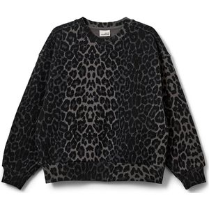 Sofie Schnoor - EliSY - Sweatshirt - Grijs - Panterprint