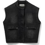 Sofie Schnoor - Denim Gilet - Zwart - Met Glitter