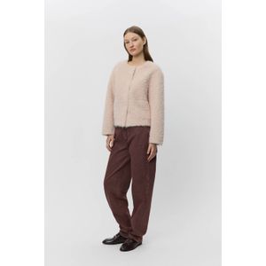 Sofie Schnoor - Jas - Roze - Pluche - Cropped