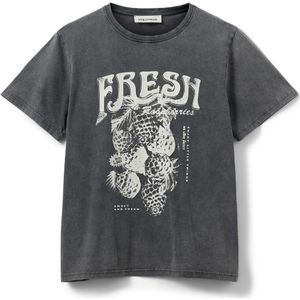 Sofie Schnoor - Zenasw T-Shirt - Zwart - Dames - Katoen