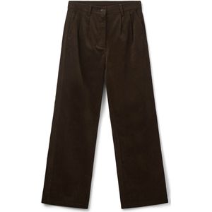 Sofie Schnoor - Wide Leg High Waist Broek - Bruin