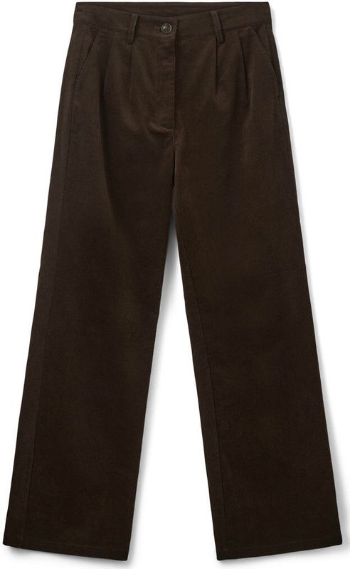 Sofie Schnoor - Wide Leg High Waist Broek - Bruin