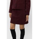 Sofie Schnoor - Spijkerrok - Donkerrood - Kort Model