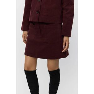 Sofie Schnoor - Spijkerrok - Donkerrood - Kort Model