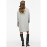 VILA - VISANDY - Jurk - Grijs - Korte Lengte - Sweatstof