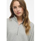 VILA - VISANDY - Jurk - Grijs - Korte Lengte - Sweatstof