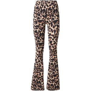 VILA - VILEOA - Legging - Zwart/Beige - Flared