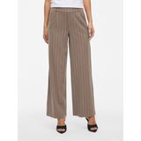 VILA Broek 'VIVarone'  bruin / wit