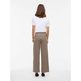 VILA Broek 'VIVarone'  bruin / wit