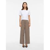 VILA Broek 'VIVarone'  bruin / wit