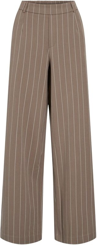 VILA Broek 'VIVarone'  bruin / wit