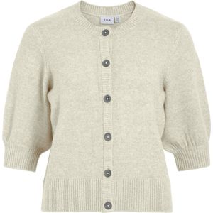 VILA - VIEllie - Gebreid Vest - Lichtbruin