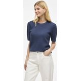 Katoen - Gebreid Topje - Zwart - 50% Katoen 50% Biologisch Katoen