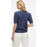 Katoen - Gebreid Topje - Zwart - 50% Katoen 50% Biologisch Katoen