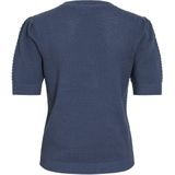 Katoen - Gebreid Topje - Zwart - 50% Katoen 50% Biologisch Katoen