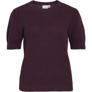 Gebreide Top - Ronde Hals - Lange Mouwen - Katoen - Zwart