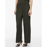 Stretchbroeken - Hoge Taille - Loose Fit - Zwart - 50% Gerecycled Polyester