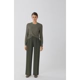 Stretchbroeken - Hoge Taille - Loose Fit - Zwart - 50% Gerecycled Polyester