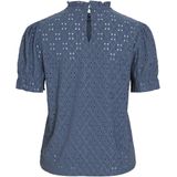 Vikawa S/S Flounce Top - Noos, vintage indigo, XXL